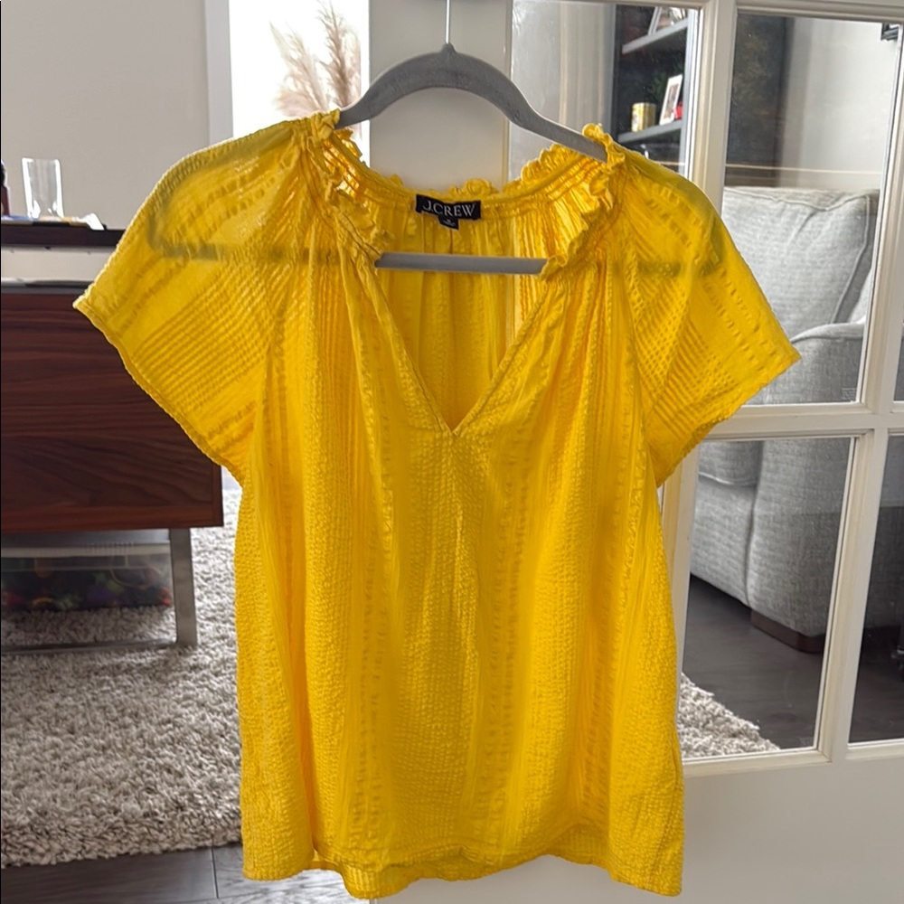 J. Crew Yellow Women's Top